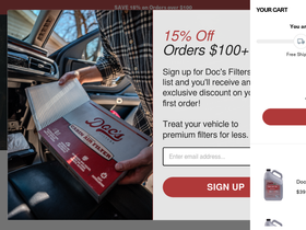 docsfilters.com homepage screenshot