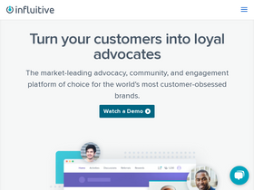 'influitive.com' screenshot
