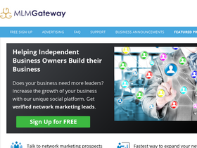 'mlmgateway.com' screenshot