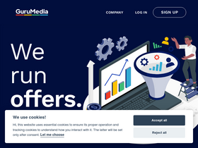 'gurumedia.com' screenshot