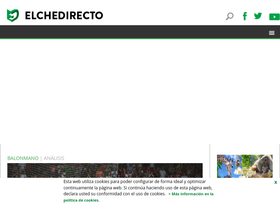 'elchedirecto.com' screenshot