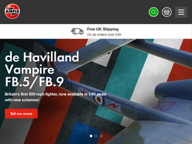 'airfix.com' screenshot