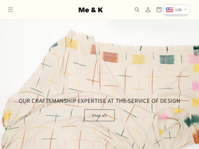 Me & K website screenshot
