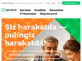 'agrobank.uz' screenshot