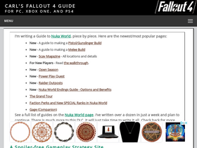 'carls-fallout-4-guide.com' screenshot
