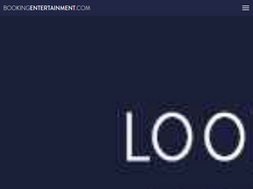 'bookingentertainment.com' screenshot