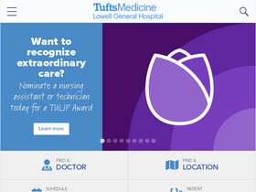 'lowellgeneral.org' screenshot