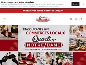 quartiernotredame.ca homepage screenshot