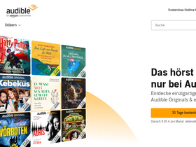 'audible.de' screenshot