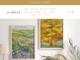 echoesworkshop.com homepage screenshot