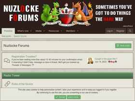 'nuzlockeforums.com' screenshot