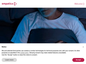 'empatica.com' screenshot