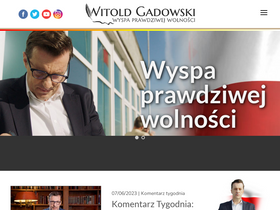 'gadowskiwitold.pl' screenshot