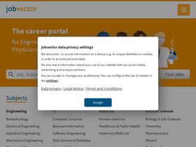 'jobvector.com' screenshot