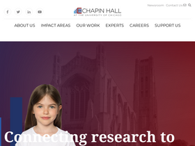 'chapinhall.org' screenshot