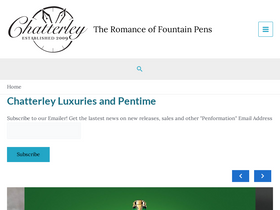 'chatterleyluxuries.com' screenshot