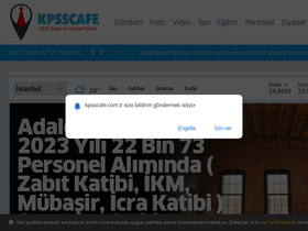 'kpsscafe.com.tr' screenshot