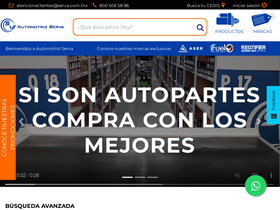 'serva.com.mx' screenshot