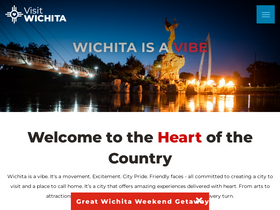 'visitwichita.com' screenshot