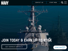 'navy.com' screenshot