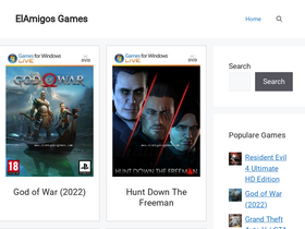 'elamigosgames.com' screenshot