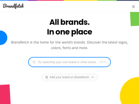 'brandfetch.com' screenshot