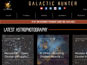 'galactic-hunter.com' screenshot