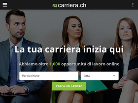 'carriera.ch' screenshot