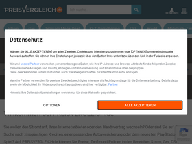 'preisvergleich.de' screenshot