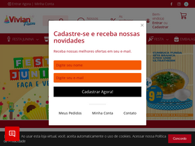'vivianfestas.com.br' screenshot