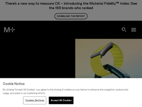 'materialplus.io' screenshot