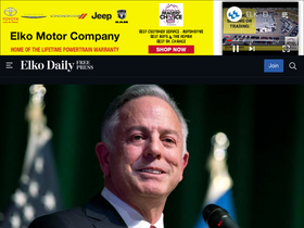 'elkodaily.com' screenshot