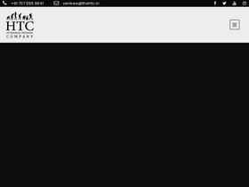 'thehtc.in' screenshot