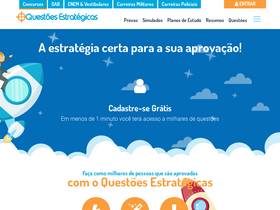'questoesestrategicas.com.br' screenshot