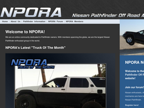'nissanpathfinders.net' screenshot