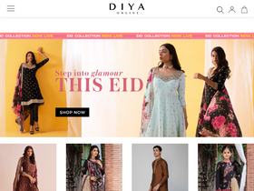 'diyaonline.com' screenshot