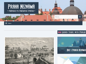 'prahaneznama.cz' screenshot