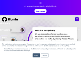 'acuityads.com' screenshot