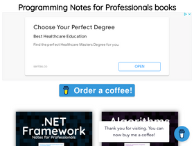 'goalkicker.com' screenshot