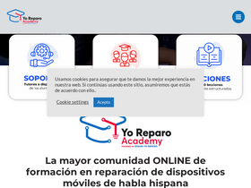 'yoreparoacademy.com' screenshot