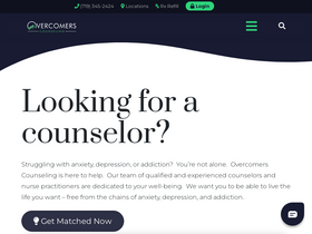 'overcomewithus.com' screenshot