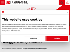 'sparkasse.it' screenshot