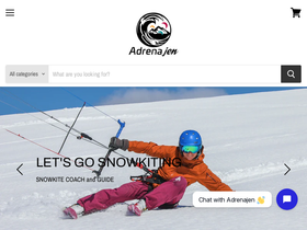 adrenajen.com homepage screenshot