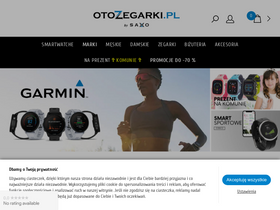 'otozegarki.pl' screenshot