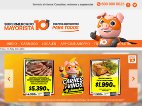 'mayorista10.cl' screenshot