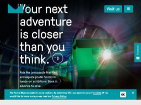 'postalmuseum.org' screenshot