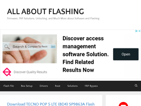 'allaboutflashing.com' screenshot