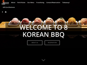 8koreanbbq.com