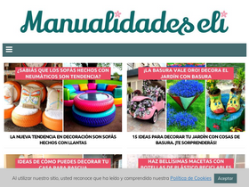 'manualidadeseli.com' screenshot