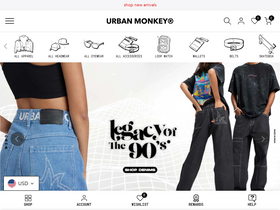 'urbanmonkey.com' screenshot